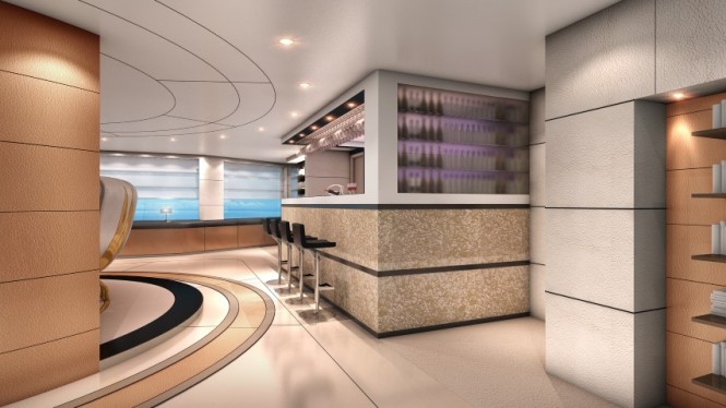Austin superyacht concept - Bar Area