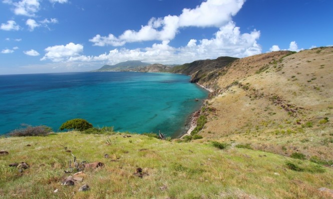 Coastline of St Kitts