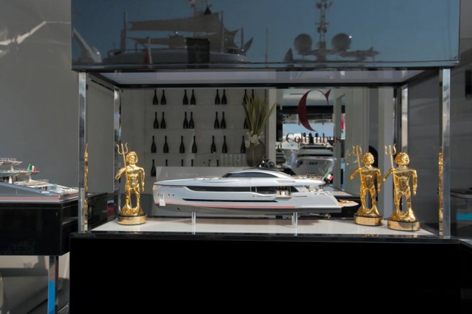 Columbus Yachts at MYS 2014 - Image credit to Columbus Yachts