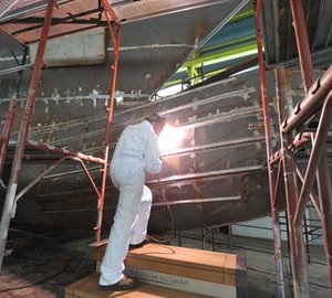 Construction ceremony for ADMIRAL C FORCE 50 Yacht scheduled for delivery in Summer 2016