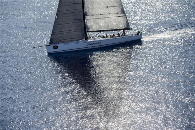 Gerge Sakellaris' Maxi 72 SHOCKWAVE (USA) is one of the fastest boats in the fleet 