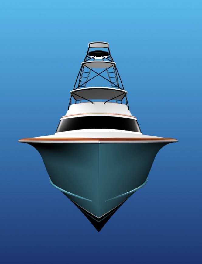 JB90 luxury yacht Hull 62 - front view