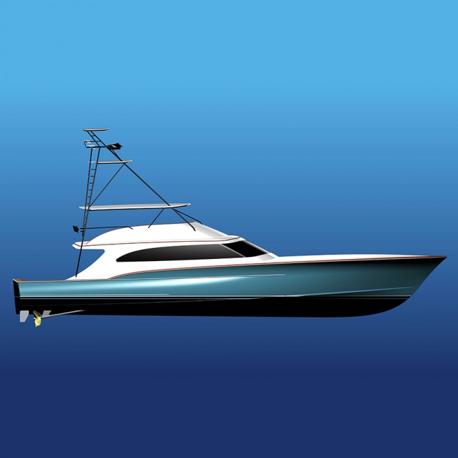 Jarrett Bay 90 motor yacht Hull 62 - Profile
