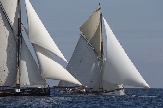 Les Voiles de St Tropez 2014 - Sailing yachts Marygold and Partridge