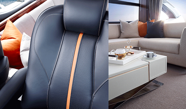 Luxury motor yacht Princess S72 - detailing