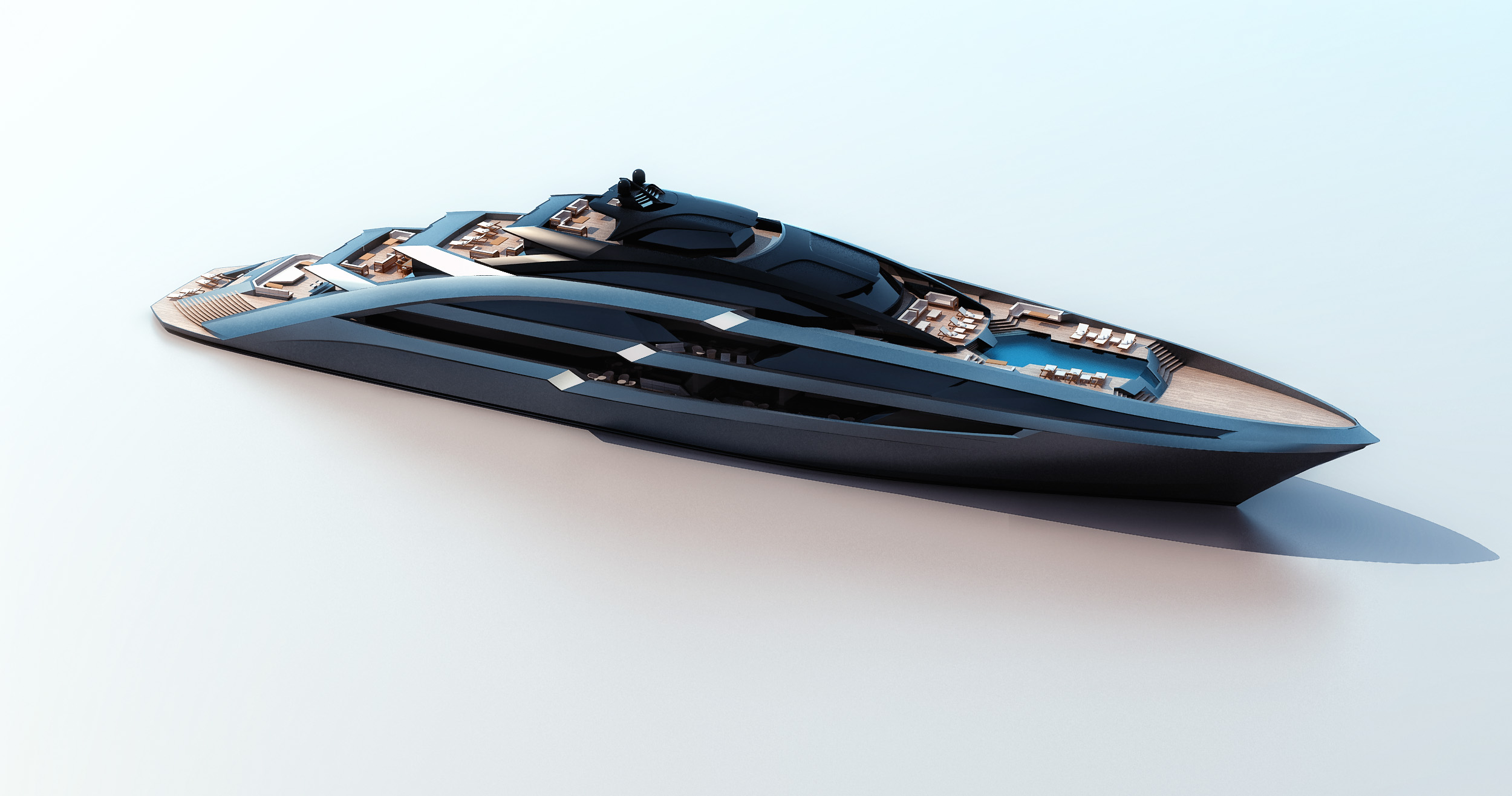 Luxury motor yacht Sea Arrow concept