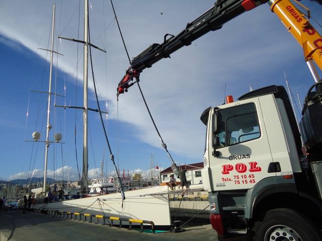 Luxury sailing yacht Kamaxitha at STP shipyard