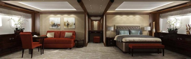 Luxury yacht 460Exp-115 VIP stateroom