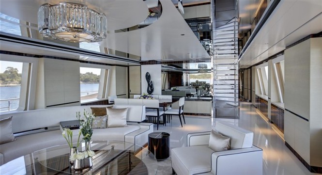 Luxury yacht COMO - Interior