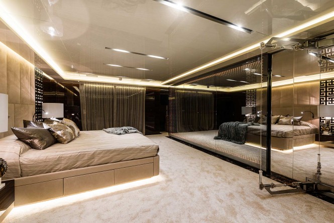 Luxury yacht Flying Dragon - Cabin - Photo credit to AB Photo design