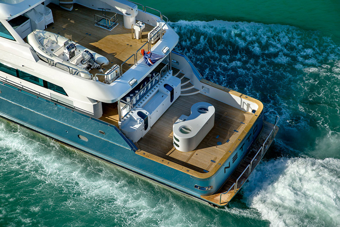 Luxury yacht NETTO - Decks - Photo by Neil Rabinowitz