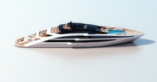 Luxury yacht Sea Arrow concept