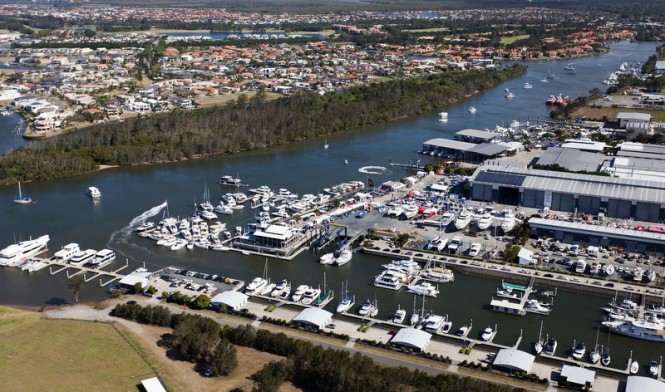 More than 600 boats were on display both on and off the water at the Gold Coast International Marine Expo