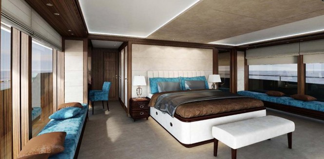 Motor yacht 460Exp-115 Owners Stateroom