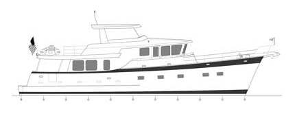 Motor yacht Krogen 70' project by Kadey-Krogen Yachts
