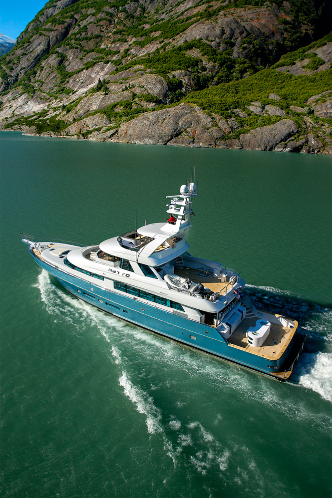NETTO Yacht from above - Photo by Neil Rabinowitz