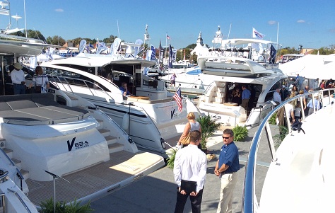 Princess yachts on display at Powerboat Show in Annapolis