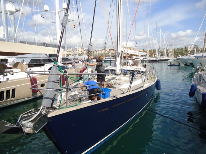 RSB riggers aboard sailing yacht Starry Night
