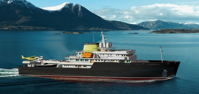 Rendering of M/V Yersin - Image credit to Yersin