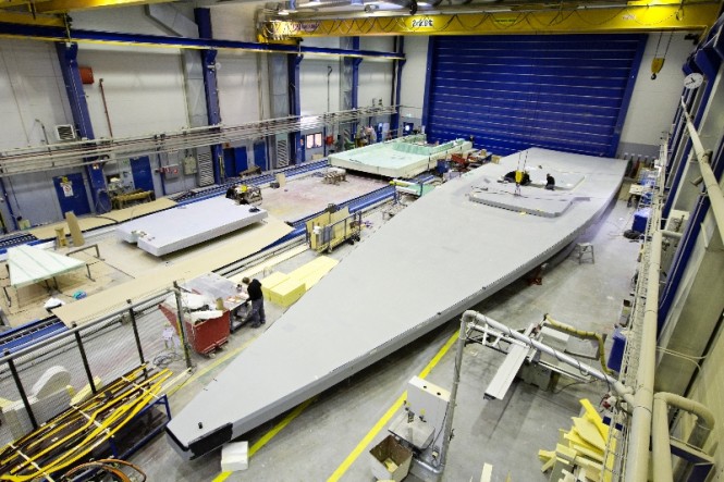 Sailing yacht Swan 115 flat deck mold © Nautor's Swan and Karolina Isaksson Bildbolager Du&Vi