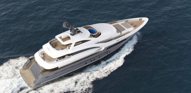 Sarp 46 Yacht from above