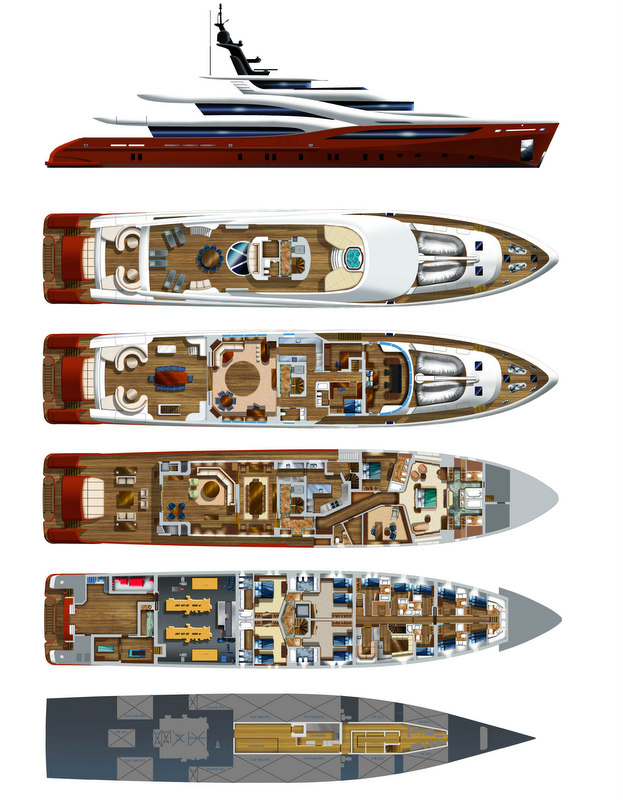 Sarp 58 Yacht NB102 - General Plan and Profile Sarp 58 Yacht NB102 - General Plan and Profile