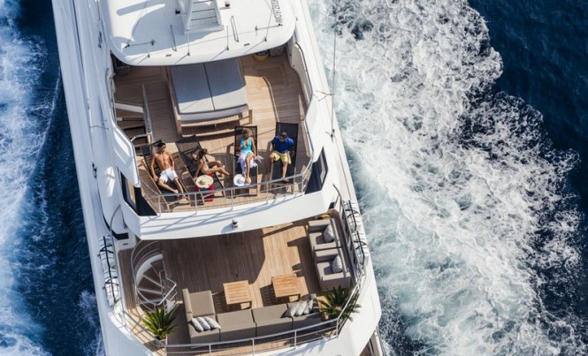 Solaris Yacht from above