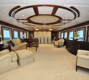 142’ Trinity motor yacht CHEVY TOY with interior refit by Destry Darr Designs