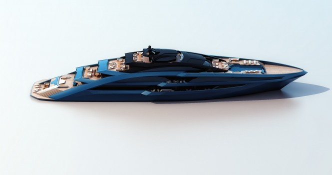Super yacht Sea Arrow design