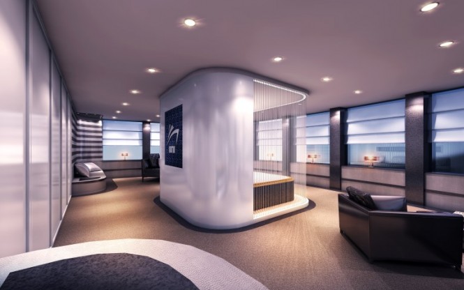 Superyacht Austin concept - Owners Stateroom