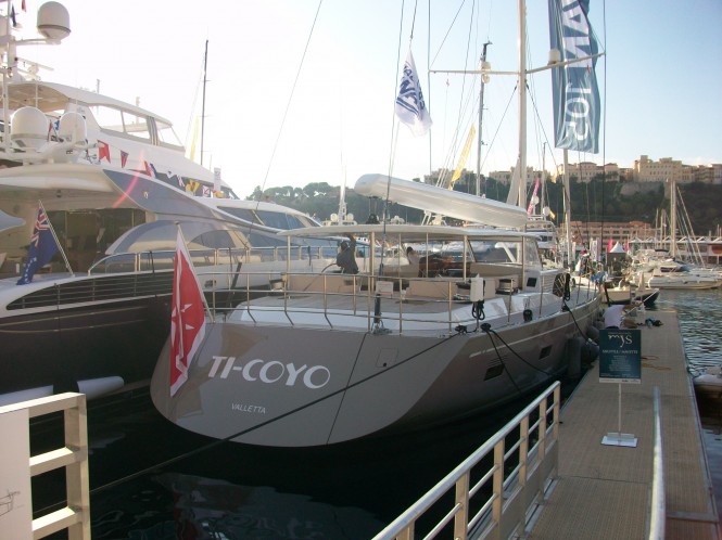 Swan 105RS super yacht Ti-Coyo at the 2014 Monaco Yacht Show