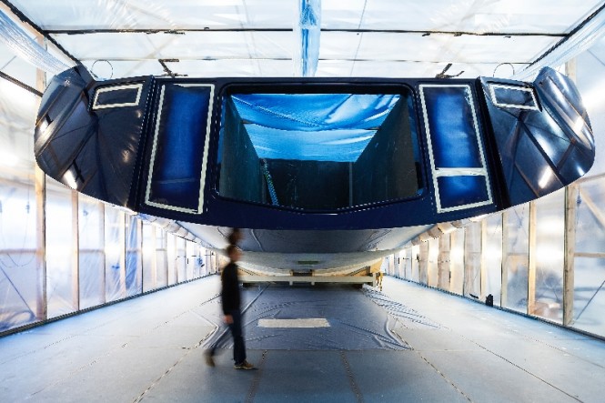 Swan 115 superyacht in build © Nautor's Swan and Eva-Stina Kjellmann