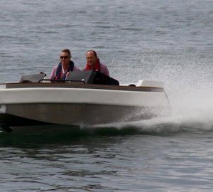 New European speed record set by Ampere 5.5 tender to motor yacht NONO