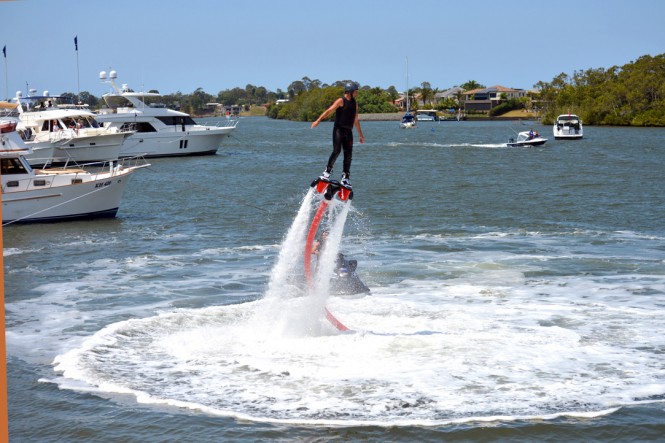 The Flyboard X extreme stunt show will astond and astonish crowds at the 2014 Expo