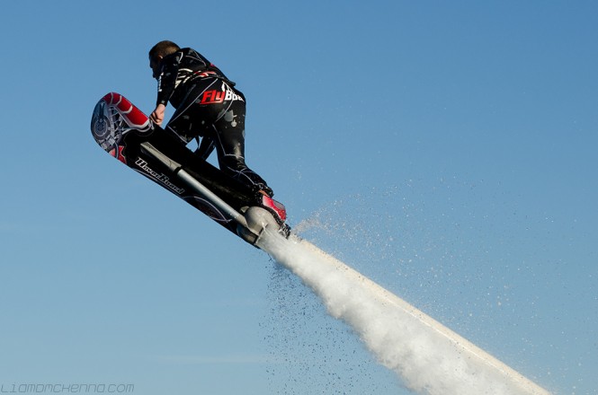 The Hoverboard has been described as a cross between wakeboarding and flying which will be on display at the Expo
