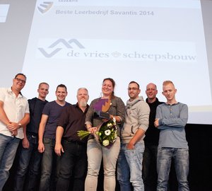 The ‘best training company’ award for Feadship