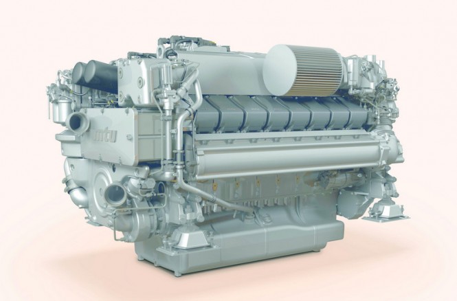 The latest generation of MTU Series 2000 engines stands out with optimized acceleration and low fuel consumption.