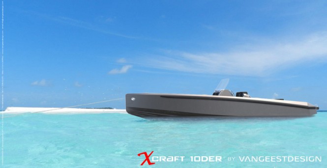 X-Craft 10DER superyacht tender designed by Van Geest Design