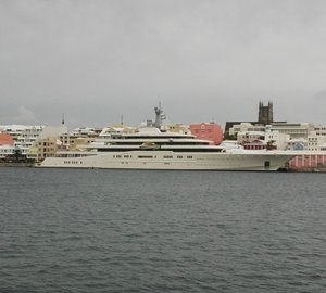Photos of impressive 162m motor yacht ECLIPSE by Blohm & Voss in Bermuda