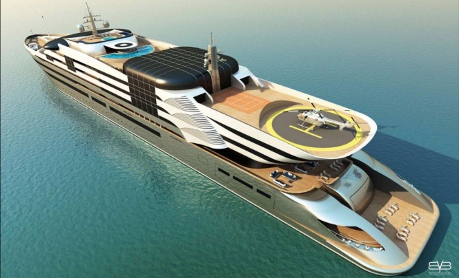 163m Cichero superyacht concept