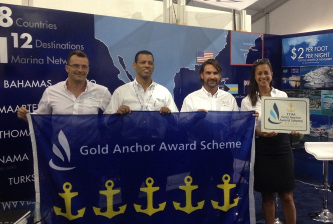 5 Gold Anchor Award for Blue Haven Marina