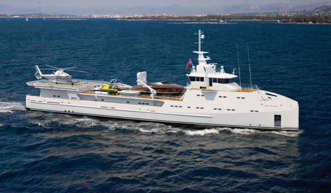 67m Sea Axe 6711 Fast Yacht Support Vessel