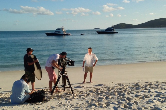 A great backdrop for the Today Show morning weather report A great backdrop for the Today Show morning weather report