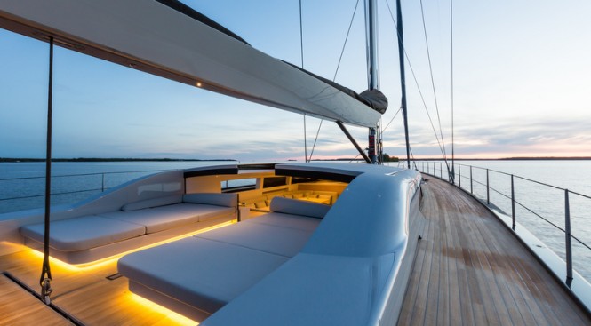 Aboard WinWin superyacht - Photo by Jeff Brown SYM