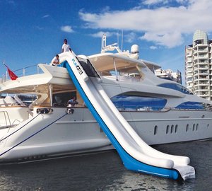 New FunAir Adjustable Yacht Slide at a price not yet seen in yacht slide market
