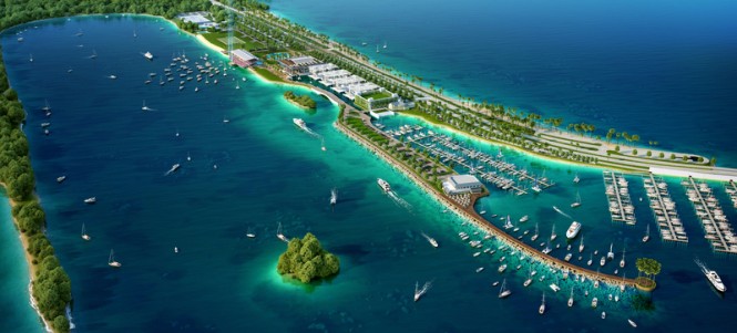 Aerial view of Marine Stadium Aerial view of Marine Stadium