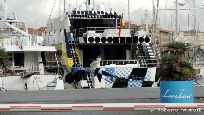 GUILTY Yacht - aft view