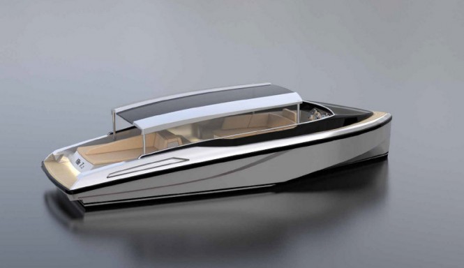 KITE 7.2 superyacht tender from above KITE 7.2 superyacht tender from above