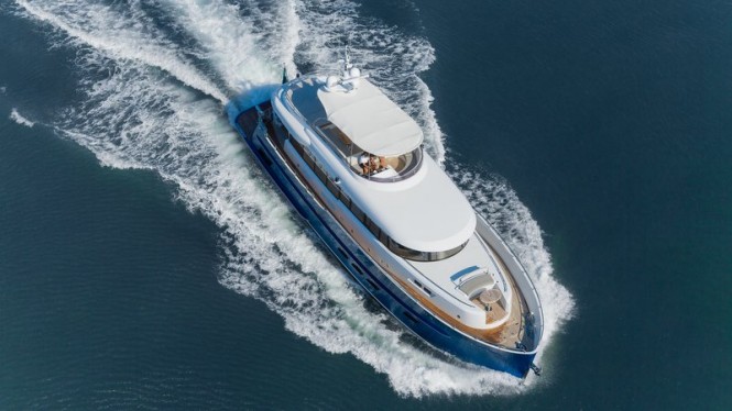 Libertas Yacht from above
