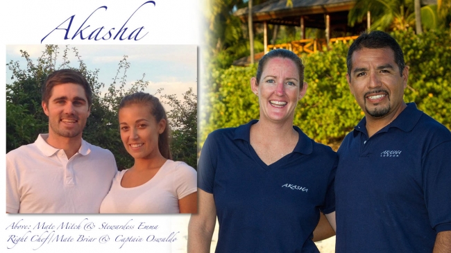 Luxury catamaran AKASHA - The Crew